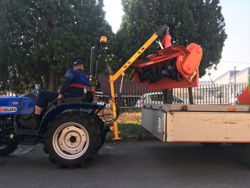 hydraulic crane for small tractors el 200