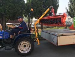 hydraulic crane for small tractors el 200