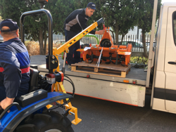 hydraulic crane for small tractors el 200