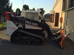 snow plow for up to 3 0 ton skid steer loaders ln 175 m