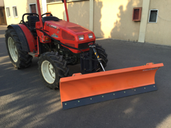 snowplough with plate for tractor lns 190 a