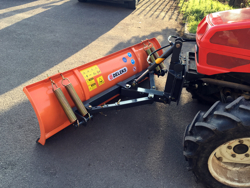 snowplough with plate for tractor lns 210 a