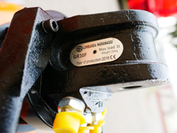 log grapple with fixed pendulum rotator for minidiggers and forest cranes dk 16 gr 30f