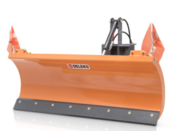 snowplough with plate for tractor lns 170 a