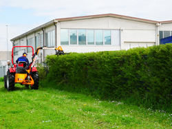 tractor mounted hedge cutter airone 130 tr