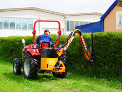 tractor mounted hedge cutter airone 130 tr