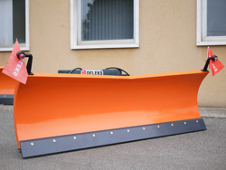 snow plow for up to 3 0 ton skid steer loaders ln 250 m