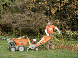 petrol chipper shredder dk 500 bs