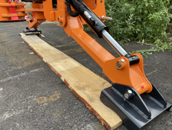 universal backhoe with bucket for agricultural tractors mod drs 2000