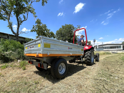 3 way hydraulic tipping trailer for tractor rm 14 t3