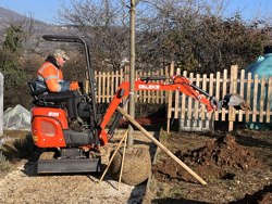 mini excavator 1 ton m100