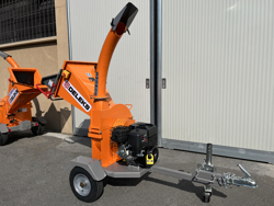 petrol chipper shredder woodchipper with engine dk 900 bs