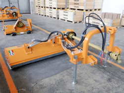 offset verge flail mower for tractors volpe 165