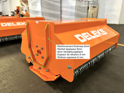 forestry mulcher of 80cm for mini excavators hydraulic shredder mod arm 80