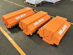 forestry mulcher of 80cm for mini excavators hydraulic shredder mod arm 80