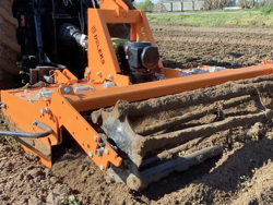 adjustable power harrow for tractors kr 160