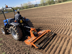 adjustable power harrow for tractors kr 160