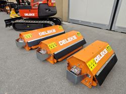 forestry mulcher of 100cm for mini excavators hydraulic shredder mod ar 100