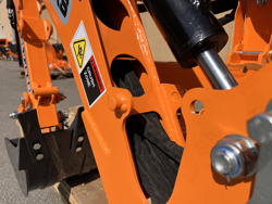 mini backhoe for universal compact tractors drs 1000t