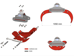 log grapple for mini diggers and forest cranes dk 10h