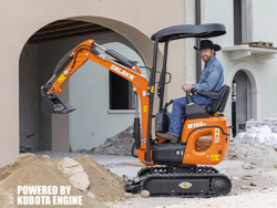 mini excavator 1 ton m100se