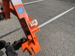 hey bale fork for small traktors dk 6