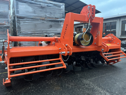 heavy rotavator tiller for tractors working width 220cm for soil preparation mod dftr 220