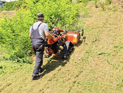 reversible crawler walking tractor kama 420cc