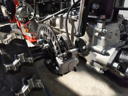 reversible crawler walking tractor loncin 420cc