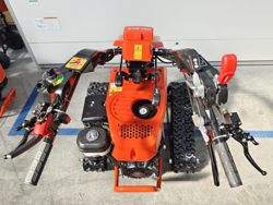 reversible crawler walking tractor loncin 420cc