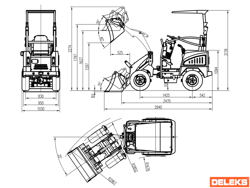 electric wheeled loader e5