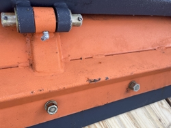 snow plow for up to 3 0 ton skid steer loaders ln 175 m REFURBISHED 8