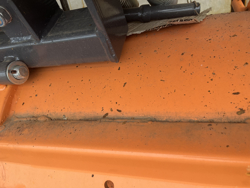 snowblade with plate for tractor ln 200 a refurbished 40