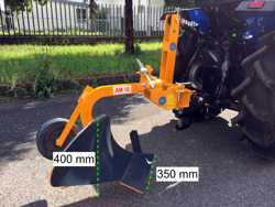 aratro monovomere singolo per trattori tipo pasquali o bcs mod dp 18