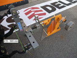 aratro singolo con ruotino per trattore tipo goldoni o carraro mod dp 20