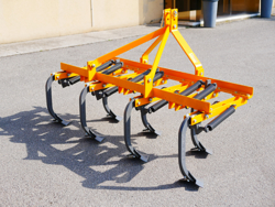 estirpatore coltivatore a 7 ancore 140cm utili e scalpelli zampa d oca mod de 140 7 v