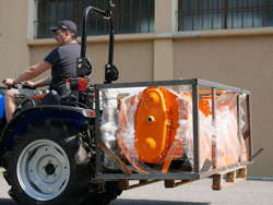 forca porta pallet per trattore tipo kubota iseki d 300