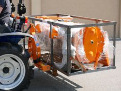 forca porta pallet per trattore tipo kubota iseki d 300