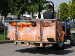 forca porta pallet per trattore tipo kubota iseki d 300