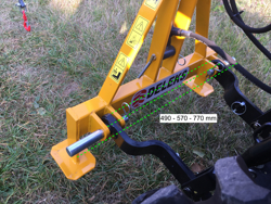 braccio idraulico per trattore per sollevamento mod el 200