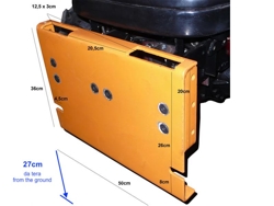pala sgombraneve 200cm a piastra serie media per trattore mod ln 200 a