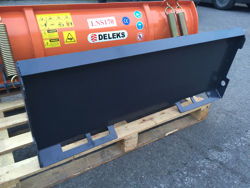 sgombraneve 190cm serie leggera per minipala mod lns 190 m