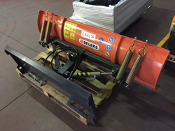 sgombraneve 190cm serie leggera per minipala mod lns 190 m