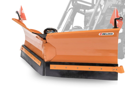 pala vomere sgombraneve 220cm per caricatore frontale del trattore lnv 220 e