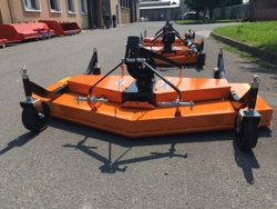 piatto rasaerba a 3 lame per trattore agricolo 1 8m di taglio effetto mulching dm 180