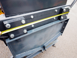 sgombraneve frontale attacco a piastra per trattore o camion mod ssh 04 2 6 a