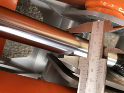 pinza oleodinamica da 10qli per tronchi per gru miniescavatori o caricaletame mod dk11 c