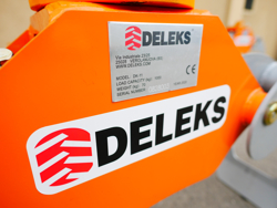 pinza oleodinamica da 10qli per tronchi per gru miniescavatori o caricaletame mod dk11 c