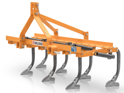 estirpatore coltivatore a 7 ancore 140cm utili e scalpelli zampa d oca mod de 140 7 v