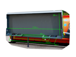 sgombraneve 190cm serie leggera per minipala mod lns 190 m
